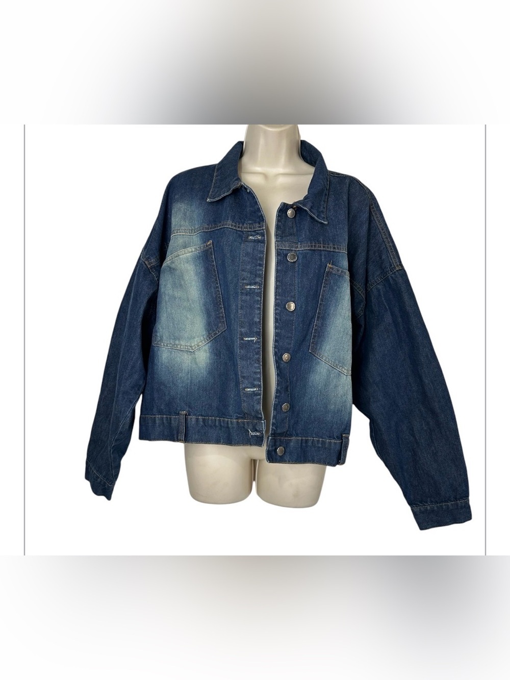 Taxi jean jacket 100% cotton